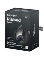 SATISFYER - RIBBED PETAL ESTIMULADOR PUNTO G CONTROL REMOTO NEGRO APP 