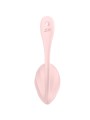 SATISFYER - RIBBED PETAL ESTIMULADOR PUNTO G CONTROL REMOTO ROSA APP G