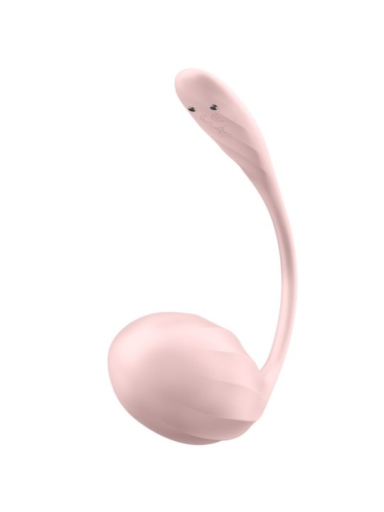 SATISFYER - RIBBED PETAL ESTIMULADOR PUNTO G CONTROL REMOTO ROSA APP G