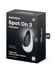 SATISFYER - SPOT ON 3 STIMULATEUR CLITORAL NOIR