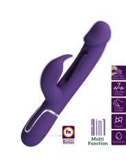 PRETTY LOVE - VIBRATEUR MULTIFONCTION 3 EN 1 KAMPAS RABBIT AVEC LANGUE