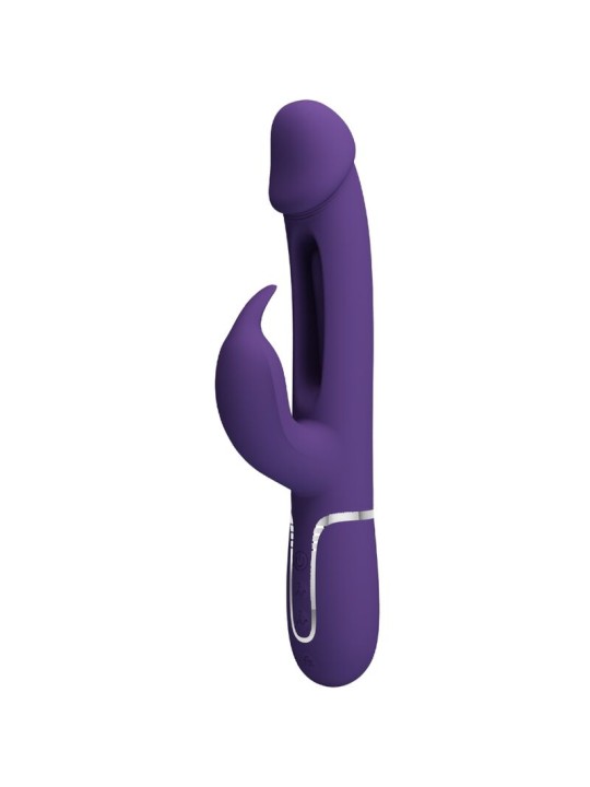 PRETTY LOVE - KAMPAS RABBIT 3 IN 1 MULTIFUNKTIONSVIBRATOR MIT ZUNGE VI