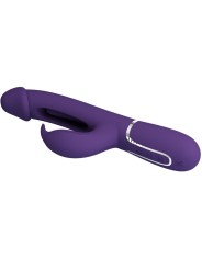 PRETTY LOVE - VIBRATEUR MULTIFONCTION 3 EN 1 KAMPAS RABBIT AVEC LANGUE