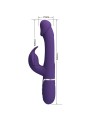 PRETTY LOVE - VIBRATEUR MULTIFONCTION 3 EN 1 KAMPAS RABBIT AVEC LANGUE