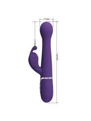 PRETTY LOVE - DEJON VIBRADOR COELHO 3 EM 1 MULTIFUNO ROXO
