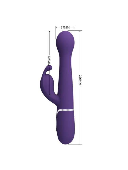 PRETTY LOVE - DEJON 3 IN 1 MULTIFUNCTIONELE KONIJNENVIBRATOR PAARS