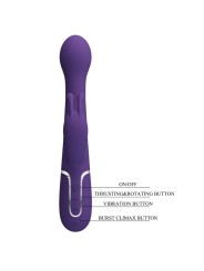 PRETTY LOVE - DEJON VIBRADOR COELHO 3 EM 1 MULTIFUNO ROXO