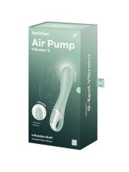 SATISFYER - LUCHTPOMP VIBRATOR 3 OPBLAASBARE G-SPOT MINT