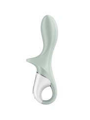 SATISFYER - LUCHTPOMP BOOTY 3 OPBLAASBARE ANALE VIBRATOR GROEN GRIJS