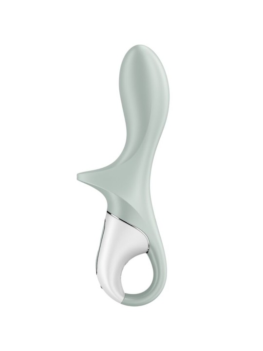 SATISFYER - AIR PUMP BOOTY 3 VIBRATEUR ANAL GONFLABLE GRIS VERT