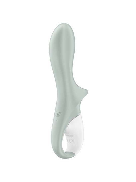 SATISFYER - AIR PUMP BOOTY 3 VIBRATEUR ANAL GONFLABLE GRIS VERT