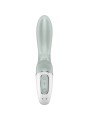 SATISFYER - LUCHTPOMP BOOTY 3 OPBLAASBARE ANALE VIBRATOR GROEN GRIJS