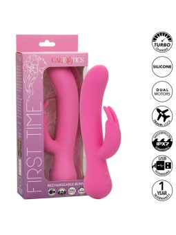 CALEXOTICS - FIRST TIME VIBRATOR RABBIT WIEDERAUFLADBAR ROSA