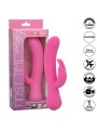CALEXOTICS - FIRST TIME VIBRADOR COELHO RECARREGÁVEL ROSA