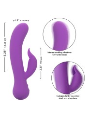 CALEXOTICS - FIRST TIME VIBRADOR PLEASER RECARREGÁVEL ROXO