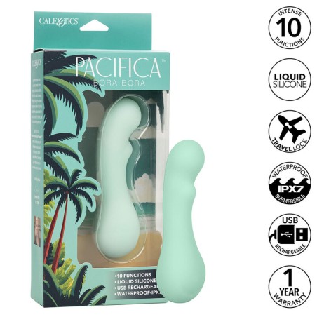 CALEXOTICS - PACIFICA BORA BORA ESTIMULATEUR POINT G 10 VIBRATIONS AQU