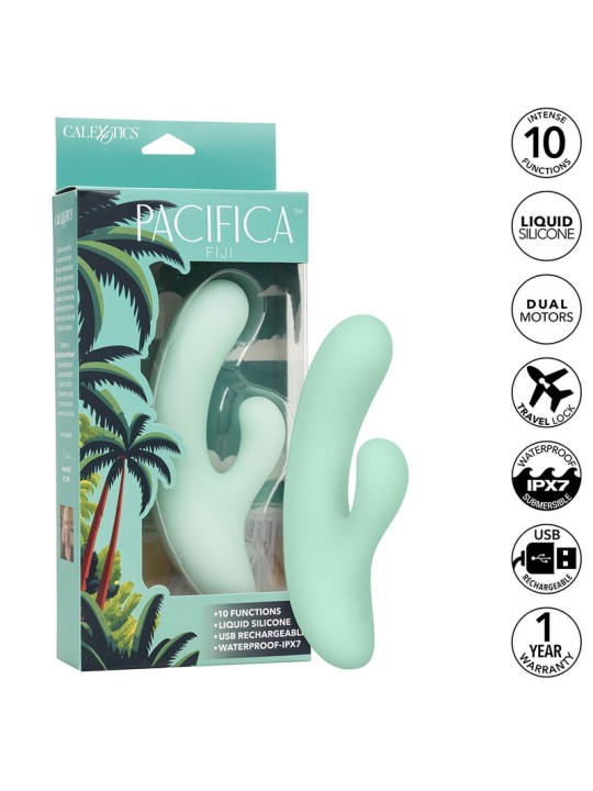 CALEXOTICS - PACIFICA FIJI VIBRADOR E ESTIMULADOR PONTO G 10 VIBRAÇÕES