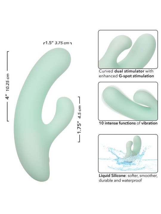 CALEXOTICS - PACIFICA FIJI VIBRATOR EN G-SPOT STIMULATOR 10 VIBRATIES 