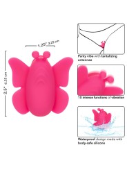 CALEXOTICS - NEON VIBES THE FLUTTER VIBE STIMULATOR 10 VIBRATIONS PINK