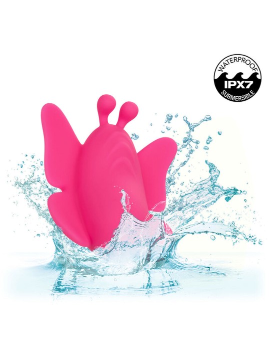 CALEXOTICS - NEON VIBES FLUTTER VIBE STIMULATEUR 10 VIBRATIONS ROSE