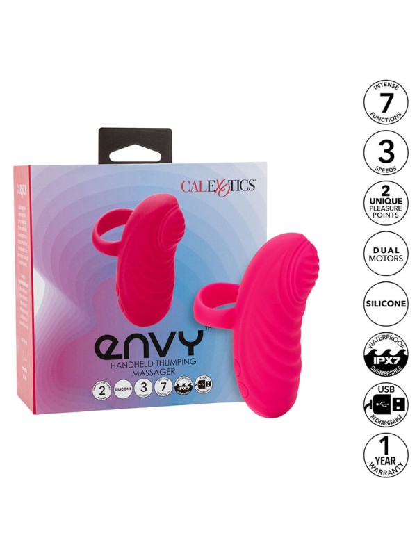 CALEXOTICS - ENVY MASAJEADOR DE BOLA RODANTE 7 VIBRACIONES ROSA