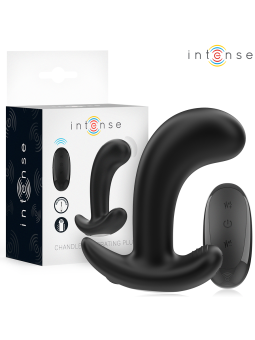 INTENSE - CHANDLER ANAL PLUG 10 VIBRATIONEN SCHWARZ FERNBEDIENUNG