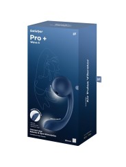 SATISFYER - PRO+ WAVE 4 ESTIMULADOR DE PONTO G E AIR PULSE APLICATIVO 