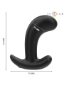 INTENSE - CHANDLER ANAL PLUG 10 VIBRAÇÕES PRETO CONTROLE REMOTO