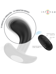 INTENSE - CHANDLER ANAL PLUG 10 VIBRAÇÕES PRETO CONTROLE REMOTO