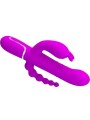 PRETTY LOVE - CAMMY TRIPLE VIBRATEUR MULTIFONCTION 4 EN 1 ROSE