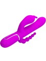PRETTY LOVE - CAMMY TRIPLE VIBRADOR MULTIFUNCIÓN 4 EN 1 ROSA