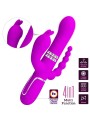PRETTY LOVE - CAMMY TRIPLE VIBRATEUR MULTIFONCTION 4 EN 1 ROSE