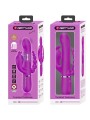 PRETTY LOVE - CAMMY TRIPLE VIBRATEUR MULTIFONCTION 4 EN 1 ROSE