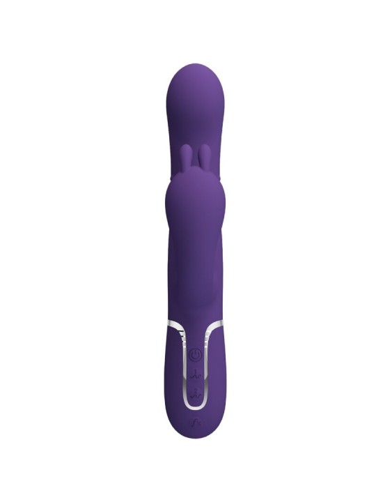 PRETTY LOVE - CAMMY VIBRATORE TRIPLO MULTIFUNZIONE 4 IN 1 VIOLA