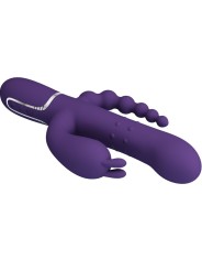 PRETTY LOVE - CAMMY TRIPLO VIBRADOR MULTIFUNÇÃO 4 EM 1 ROXO