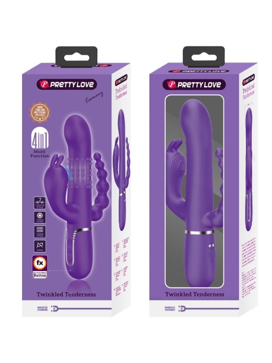 PRETTY LOVE - CAMMY TRIPLE 4 IN 1 MULTIFUNCTIONELE VIBRATOR PAARS