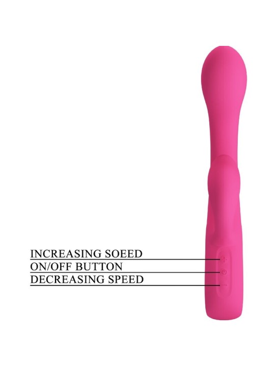 PRETTY LOVE - FRITZ VIBRATOR KONIJN 12 VIBRATIES ROZE