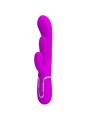 PRETTY LOVE - SHANIA TRIPLE RABBIT VIBRATEUR MULTIFONCTION ROSE