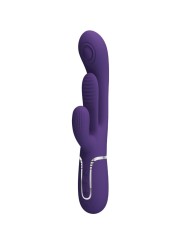 PRETTY LOVE - SHANIA TRIPLE RABBIT VIBRATOR MULTIFUNKTIONS-LILA