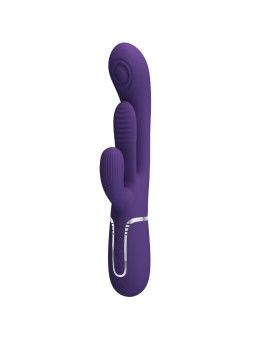 PRETTY LOVE - SHANIA VIBRATORE TRIPLO CONIGLIO MULTIFUNZIONE VIOLA