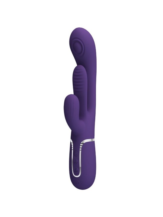PRETTY LOVE - SHANIA TRIPLE MULTIFUNCTIONELE KONIJNENVIBRATOR PAARS