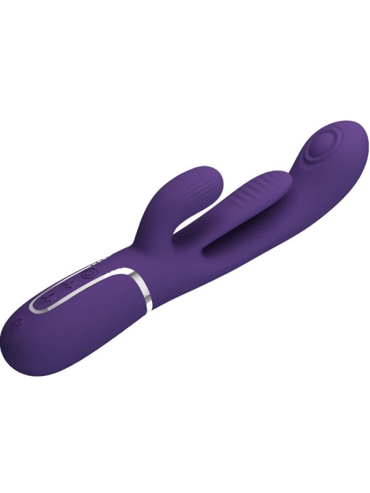 PRETTY LOVE - SHANIA TRIPLE RABBIT VIBRATOR MULTIFUNKTIONS-LILA
