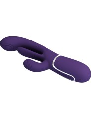 PRETTY LOVE - SHANIA TRIPLE RABBIT VIBRATEUR MULTIFONCTION VIOLET