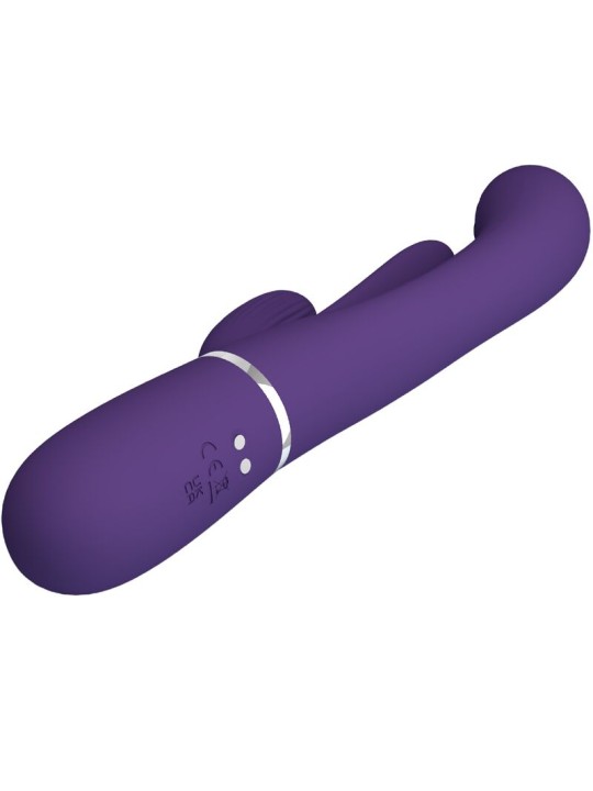 PRETTY LOVE - SHANIA TRIPLE RABBIT VIBRATOR MULTIFUNCTION PURPLE