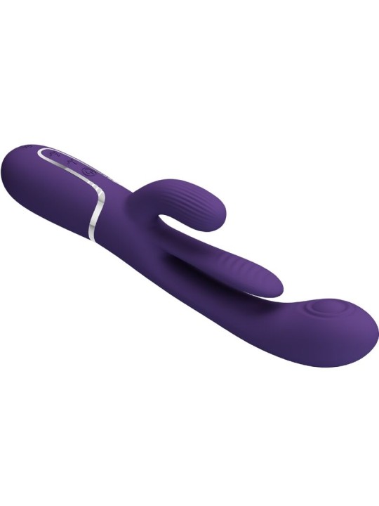 PRETTY LOVE - SHANIA TRIPLE RABBIT VIBRATOR MULTIFUNCTION PURPLE