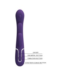 PRETTY LOVE - SHANIA TRIPLE MULTIFUNCTIONELE KONIJNENVIBRATOR PAARS