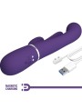 PRETTY LOVE - SHANIA TRIPLE RABBIT VIBRATOR MULTIFUNCTION PURPLE