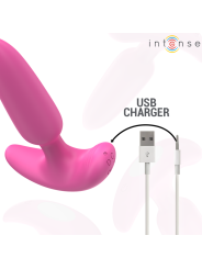 INTENSE - ROSS ANAL PLUG 10 VIBRATIONS PINK REMOTE CONTROL