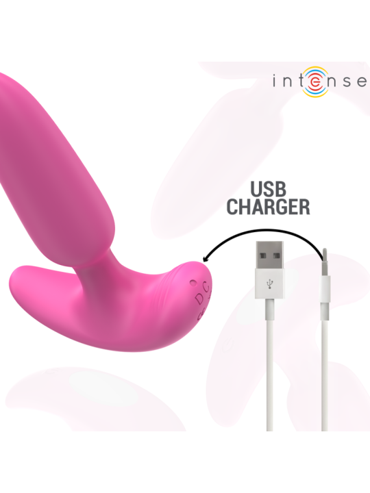INTENSE - ROSS ANAL PLUG 10 VIBRATIES ROZE AFSTANDSBEDIENING