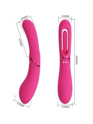 ROMANCE - VIBRATEUR POINT G LEXIE 7 VIBRATIONS ROSE